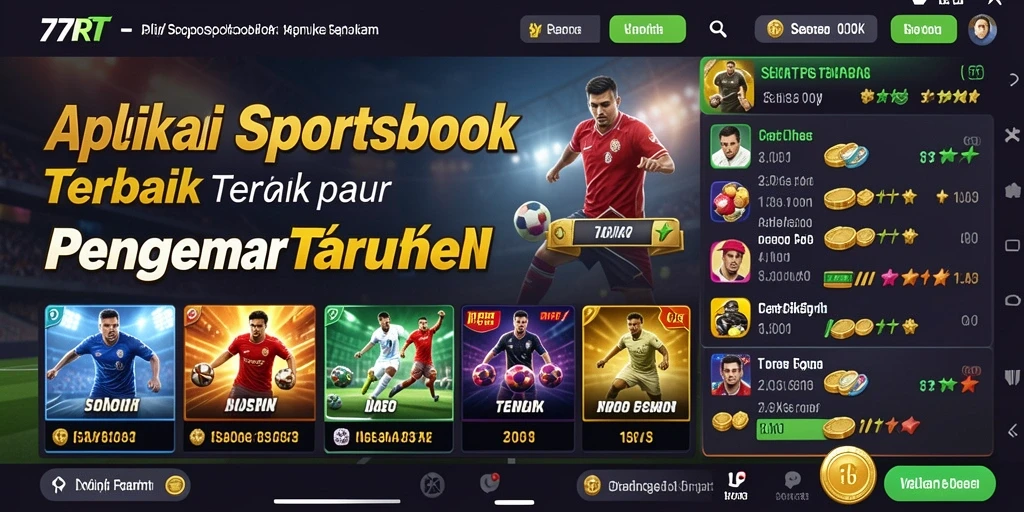 Tangkapan layar permainan 77RT dengan fitur taruhan langsung.