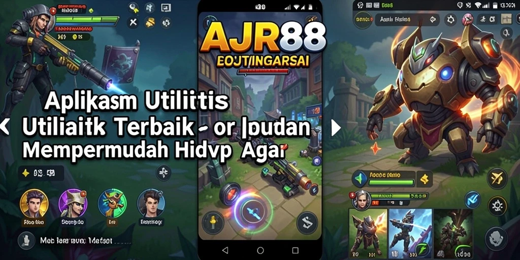Tangkapan layar utama AJR88 menampilkan antarmuka pengguna yang intuitif dan fitur yang mudah diakses.