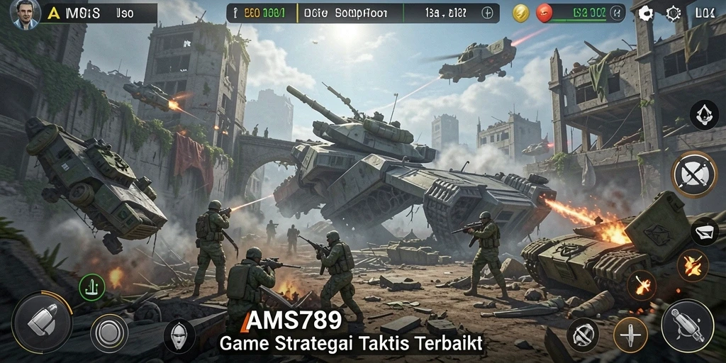 Tampilan gameplay yang menarik dan menantang di AMS789.