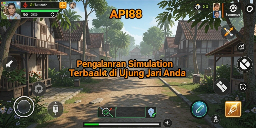 Tampilan gameplay menampilkan interaksi dunia simulasi yang menarik.
