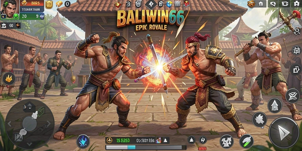 Gameplay BALIWIN66 yang intens dan mendebarkan dalam pertempuran Battle Royale.