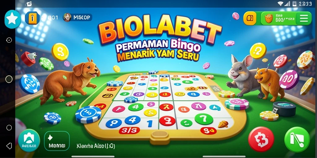 Tampilan gameplay menarik dari BIOLABET Bingo.