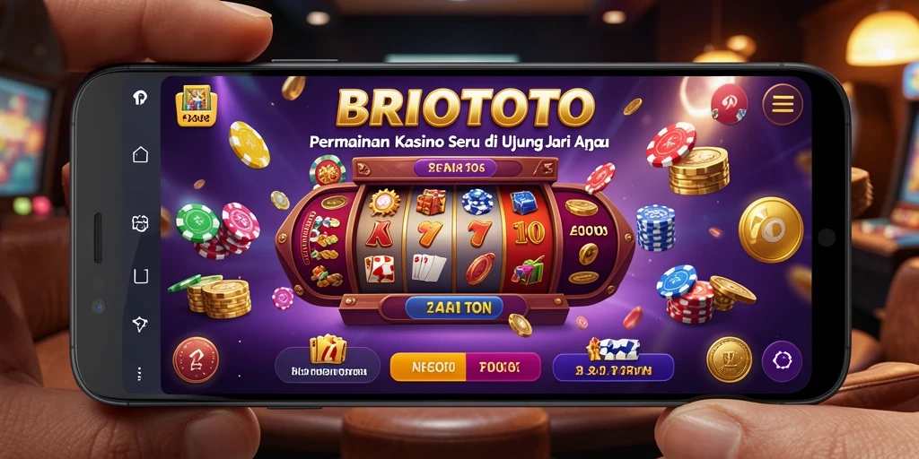 Tampilan gameplay menarik di BRIOTOTO yang menggambarkan keseruan Kasino.