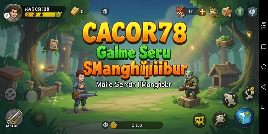 Tampilan gameplay CACOR78 yang menarik dan penuh warna.