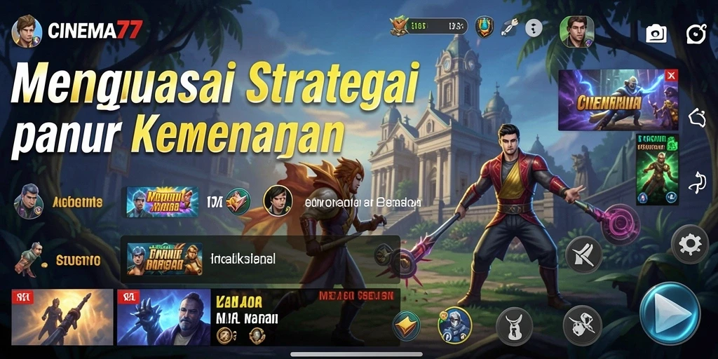 Tampilan Gameplay Strategi di CINEMA77 yang Seru dan Menegangkan.