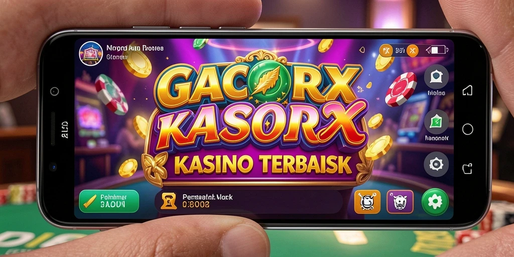 Tampilan gameplay menarik di GACORX dengan fitur kasino modern.