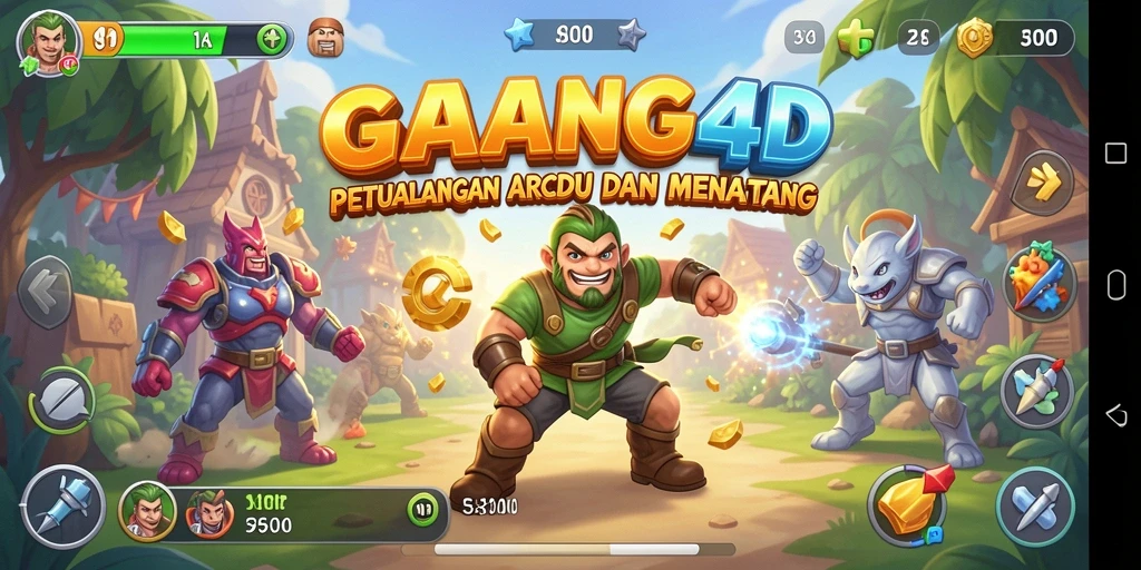 Screenshot menampilkan gameplay seru dari GARANG4D.