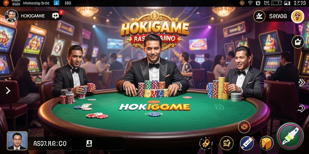 Tampilan gameplay yang menyenangkan di HOKIGAME.
