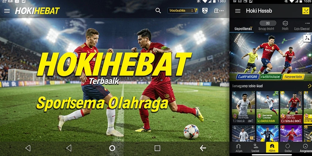 Tampilan gameplay HOKIHEBAT dalam bertaruh olahraga secara langsung.