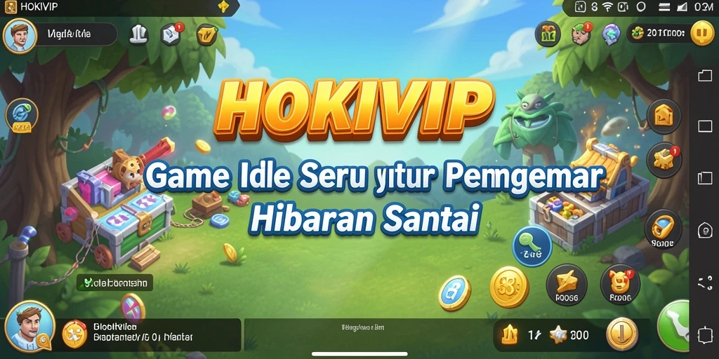 Tampilan gameplay HOKIVIP yang menarik dan penuh warna.