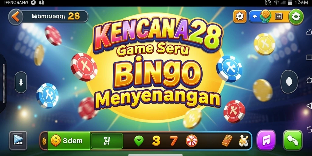Tampilan gameplay Bingo yang seru di KENCANA28.