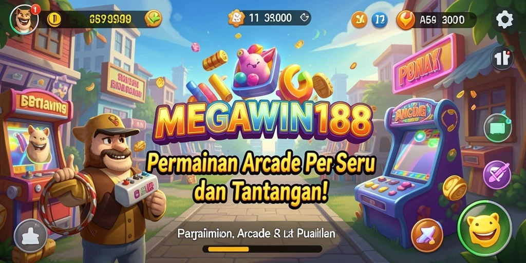Tampilan gameplay seru dari MEGAWIN188 dengan karakter yang colorful.