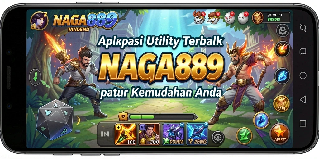Tampilan antarmuka NAGA889 yang memudahkan pengguna.