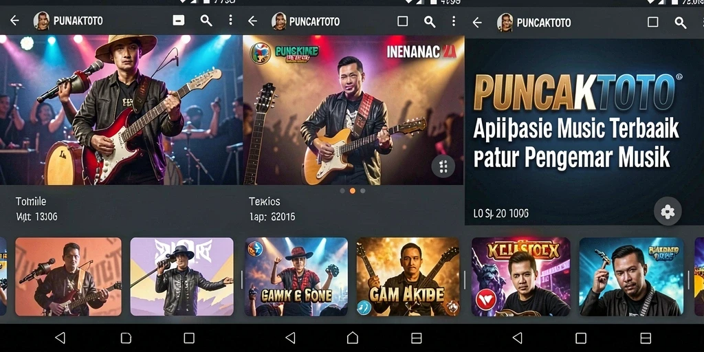 Tampilan gameplay PUNCAKTOTO yang menarik dengan aliran musik yang menyegarkan.