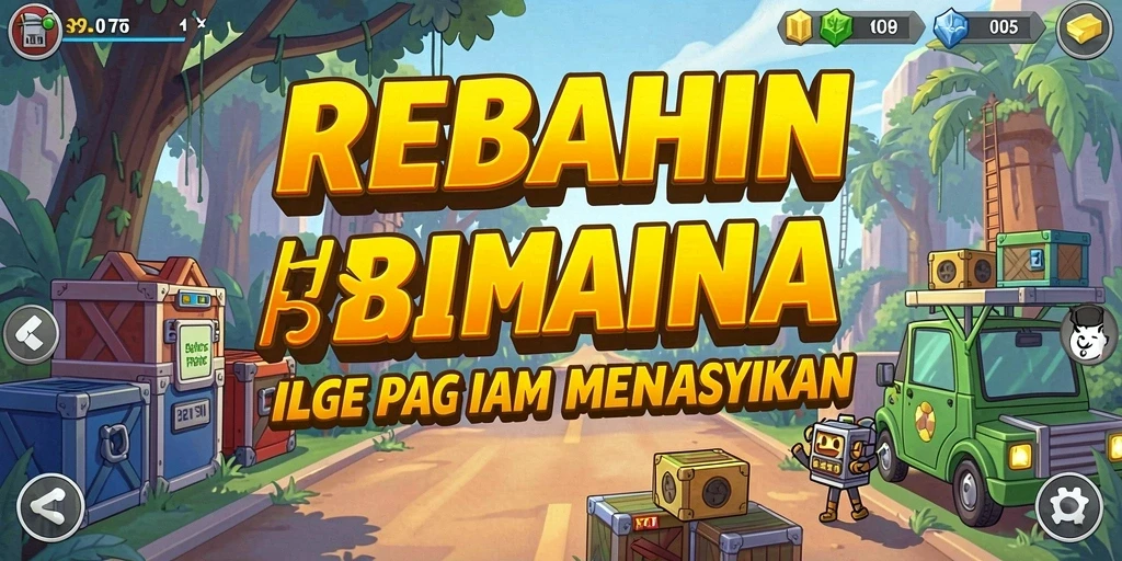 Screenshot gameplay menunjukkan kemajuan dan keuntungan yang didapat dalam permainan Idle.