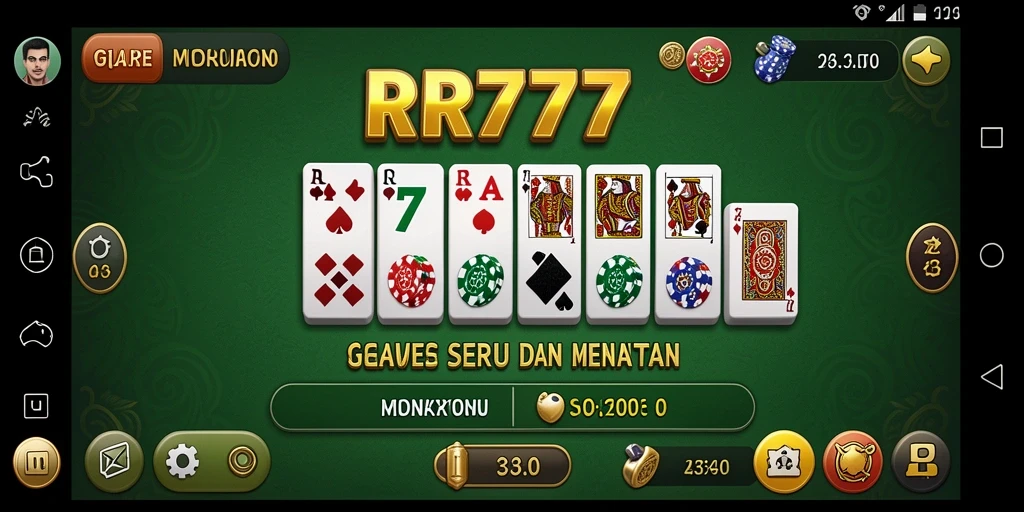 Tampilan gameplay Domino yang seru dan menarik.