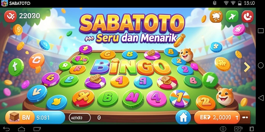 Tampilan gameplay menarik dari SABATOTO yang penuh warna.