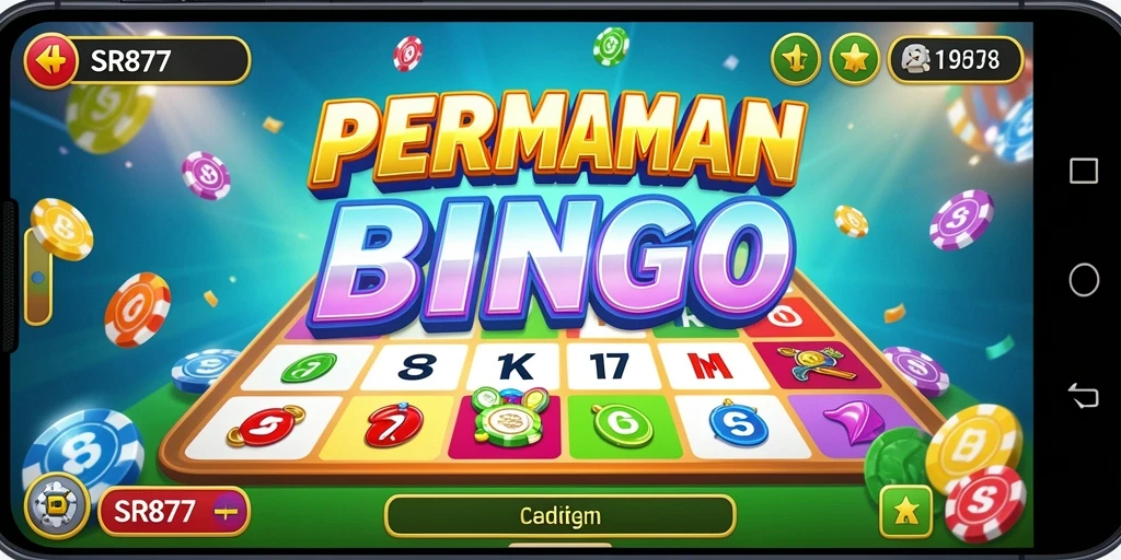 Tampilan screenshot utama SR877 yang menunjukkan gameplay Bingo yang seru.