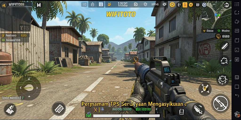 Tangkapan layar menunjukkan aksi gameplay mendebarkan di WIFITOTO.