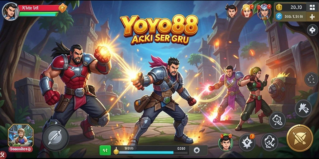Tampilan gameplay seru di YOYO88 penuh aksi