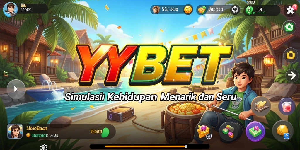 Tampilan gameplay <strong>YYBET</strong> dengan simulasi kehidupan yang imersif.