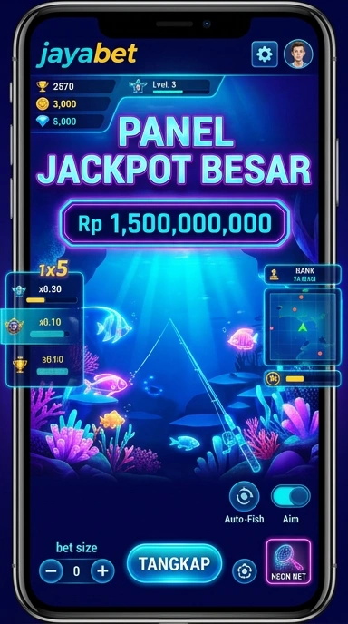 Tampilan awal aplikasi jayabet dengan berbagai pilihan aplikasi.